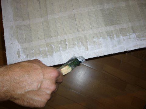 lepení bambusového materiálu lepeného na textil 4